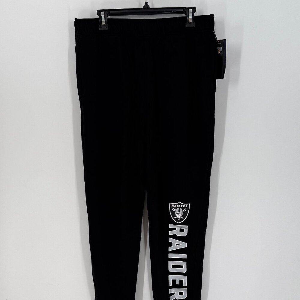 Men's Fanatics Las Vegas Raiders Chop Block Fleece Sweatpants L